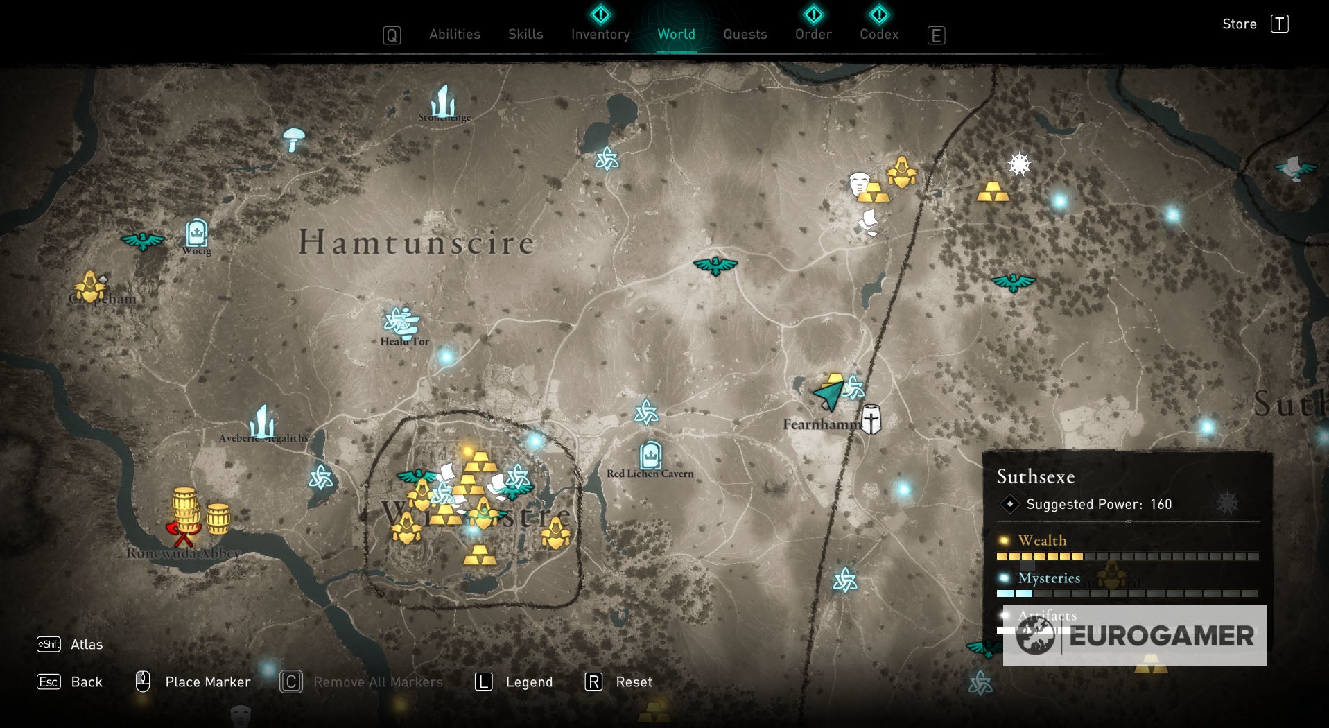 Assassin's Creed Valhalla Treasure Hoard map locations list by